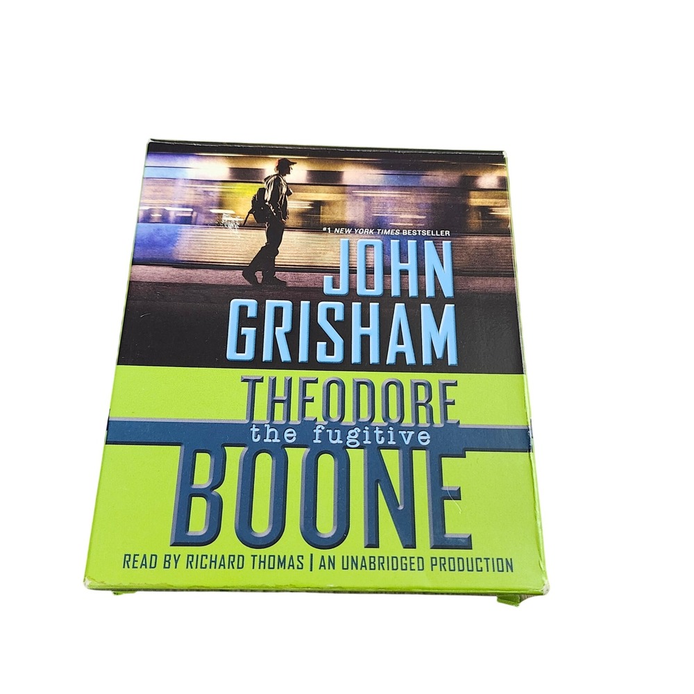 John Grisham Theodore‎ Boone The Fugitive Unabridged Audiobook 4 CD Set